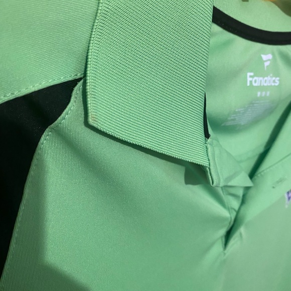 Men's Seattle Sounders FC Fanatics Green Short Sleeve Polo - Picture 7 of 8